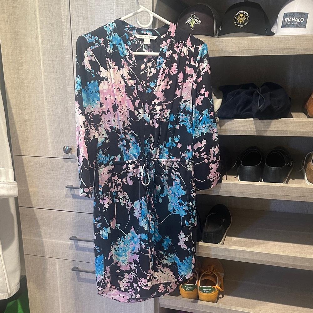 Diane Von Furstenberg Multicolor Floral Silk Dress